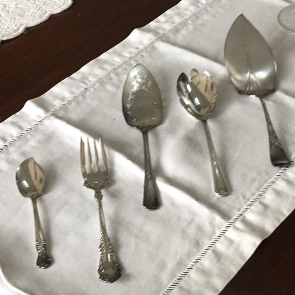 Silver Plate Serving Pieces, Set of 5
